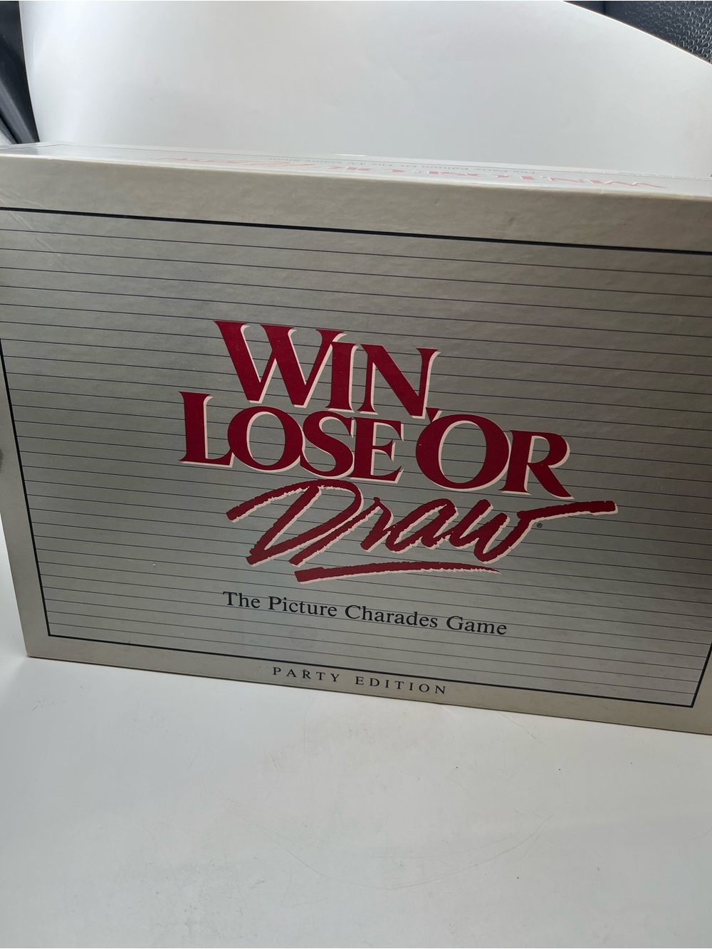 Source Unknown Win Lose Or Draw Party Edition Box - Red and White